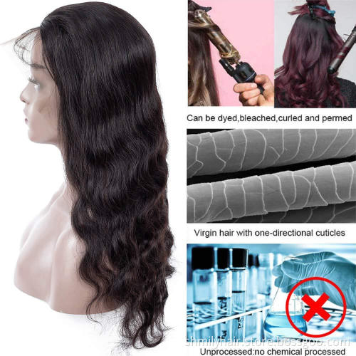 Direct Factory Price 13x4 Body Wave Lace Front Wigs Human Hair Brazilian Human Hair Wigs Cuticle Aligned Virgin Hair Wig